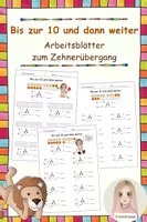 Vorschau - Arbeitsblätter - Bis zur 10 und dann weiter - Übungsblätter zum Zehnerübergang - Deckblatt