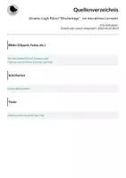 Vorschau - Arbeitsblätter - Ukraine: Logik Rätsel "Wochentage" - ein interaktives Lernspiel - Seite 1