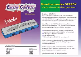 Vorschau - Audio-Dateien - Lied für die Mundharmonika SPEEDY: Fuchs, du hast die Gans gestohlen - Deckblatt
