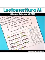 Vorschau - Arbeitsblätter - Cartilla fonética - Lectoescritura - Iniciación a la lectura BUNDLE - Seite 1