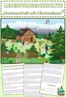 Aperçu - Feuilles d'exercices - Histoire de la piste de lecture niveau 3/4 allemand "Gartenarbeit mit Hindernissen" - Page de couverture
