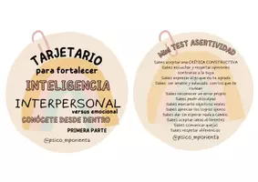 Vista previa - Tarjetas / Manipulativos - TARJETARIO INTERPERSONAL - Portada