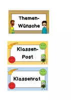 Vorschau - Anderer Materialtyp - Klassen-Briefkasten: Schilder, Reflexionszettel, Klassenrat - Seite 3