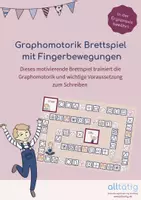 Vorschau - Spiele - Graphomotorik Brettspiel mit Fingerbewegungen - Deckblatt