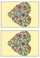 Vorschau - Mal- und Bastelvorlagen - Muttertagskarte Blumendoodle, Kunst Grundschule - Seite 2