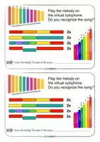 Vista previa - Juegos / Gamificación - Musica 🎶 Brother John for Boomwhackers with Worksheet • Martinillo - página 1