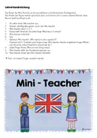 Vista previa - Tarjetas / Manipulativos - Mini-teacher ritual primary English Warm-up activity - página 3