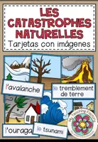 Vista previa - Tarjetas / Manipulativos - LES CATASTROPHES NATURELLES - Tarjetas de imágenes y palabras - Portada