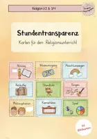 Vorschau - Präsentationen/Tafelbilder - Stundentransparenz für den Religionsunterricht - Deckblatt