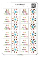 Vista previa - Manualidades / Dibujos para colorear - 🕊 Create Cards for Peace • label them • give them away • Give Peace A Chance with QR to participate - página 2