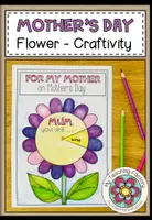 Vista previa - Manualidades / Dibujos para colorear - MOTHER'S DAY - Flower Craftivity - Portada