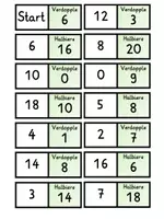 Vorschau - Spiele - Domino : verdoppeln und halbieren bis 20 - Seite 1