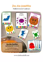 Aperçu - Jeux - Jeu des familles - Halloween et Couleurs - Page de couverture