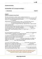 Vorschau - Arbeitsblätter - Wegwerfgesellschaft - Arbeitsblätter mit Lösungen - Deckblatt