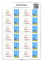 Aperçu - Matériel pour travaux manuels / dessin - 🕊 Create Cards für Peace • label them • give them away • Give Peace A Chance with QR to participate - Page 3