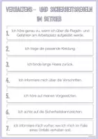 Vorschau - Arbeitsblätter - Verhaltens- und Sicherheitsregeln im Betrieb - Seite 3