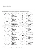 Aperçu - Feuilles d'exercices - L'heure pour les cours d'espagnol (Kit pédagogique) - Page 3