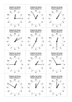Aperçu - Fiches - L'heure (fiches) pour les cours d'espagnol - Page 3