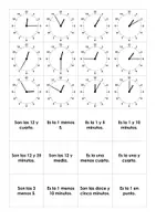 Aperçu - Jeux - L'heure (Chercher des partenaires) pour les cours d'espagnol - Page de couverture