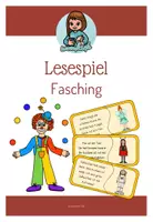 Vorschau - Arbeitsblätter - Materialpaket Fasching - Deutsch 1. und 2. Klasse - Seite 1