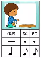 Vorschau - Unterrichtsreihen - Rhythmus Grundschule – Rhythmusbausteine „Im Garten“ (Tafelmaterial, Bildkarten & Musik Klasse 1–4) - Seite 3