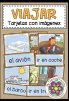 Vista previa - Tarjetas / Manipulativos - ESPAÑOL - Tarjetas de imágenes y palabras - PAQUETE DE AHORRO - página 1