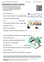 Vorschau - Arbeitsblätter - Arbeitsblatt "Industrie" + Onlineübung & MP3 + Mindmap + Infografik - Deckblatt