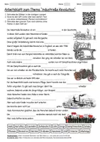Vorschau - Arbeitsblätter - Lernposter + Arbeitsblatt "Industrielle Revolution" + Onlineübung & MP3 + Mindmap + Infografik - Seite 1