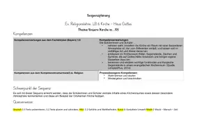 Vorschau - Unterrichtsreihen - Kirche - Haus Gottes - Sequenzplanung - Seite 2