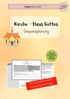 Vorschau - Unterrichtsreihen - Kirche - Haus Gottes - Sequenzplanung - Deckblatt