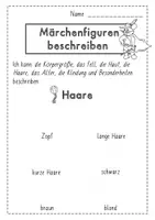 Vorschau - Stundenentwürfe - XXL - Materialpaket Personenbeschreibung zum Thema Märchrn - Seite 3