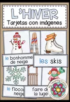 Vista previa - Tarjetas / Manipulativos - L'HIVER - Tarjetas de imágenes y palabras - Portada