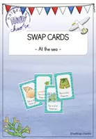Vorschau - Aufgabenkarten - At the sea - Swap cards - Deckblatt