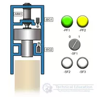 Vorschau - Arbeitsblätter - Grundkurs Elektropneumatik: Praxisorientierte Aufgabe 4 - Seite 1