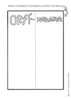 Vorschau - Arbeitsblätter - Orff-Instrumente Lapbook, Orff - Instrumente, Musik Lapbook - Seite 2