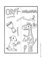 Vorschau - Arbeitsblätter - Orff-Instrumente Lapbook, Orff - Instrumente, Musik Lapbook - Seite 1