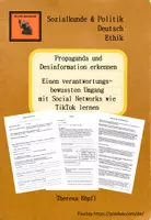 Vorschau - Arbeitsblätter - TikTok und Co. - Propaganda und Desinformation erkennen - Deckblatt