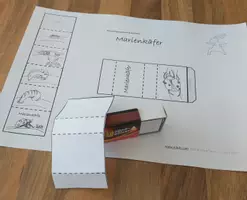 Vorschau - Mal- und Bastelvorlagen - Materialpaket Streichholzschachtel Geschichte #TimeForClimateAction - Deckblatt