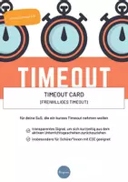 Vorschau - Bildkarten - Timeout Card (freiwilliges Timeout) | FREEBIE - Deckblatt