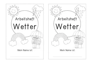 Vorschau - Arbeitsblätter - Wetter - Arbeitsheft für die GS 1 - Seite 2