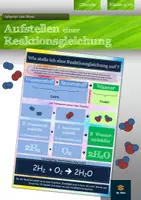 Vorschau - Mal- und Bastelvorlagen - Materialpaket - Reaktionsgleichungen und Wertigkeit - Seite 1