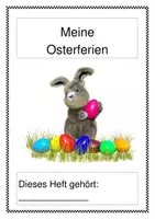 Vorschau - Arbeitsblätter - Meine Osterferien - Seite 1