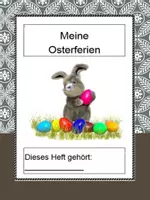 Vorschau - Arbeitsblätter - Meine Osterferien - Deckblatt