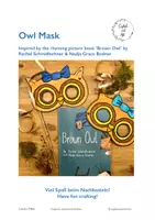 Vorschau - Arbeitsblätter - OwlMask - Bastelidee zum Buch 'Brown Owl' - Deckblatt