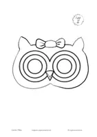Vorschau - Arbeitsblätter - OwlMask - Bastelidee zum Buch 'Brown Owl' - Seite 2