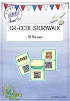 Vorschau - Text - At the sea - QR-Code Storywalk - Deckblatt
