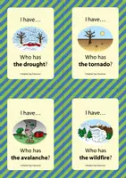 Vista previa - Tarjetas / Manipulativos - Environment - Natural Disasters; I have… Who has (Inglés) - página 2