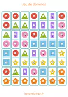 Aperçu - Jeux - Jeux de dominos, 5 modèles (classique, chiffres, formes...) - Page 2