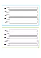Vorschau - Fördermaterial/Inklusion - Strukturiertes Nachspuren: Vorlage für 5 Stifte - Deckblatt