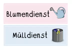 Vorschau - Poster - Klassendienste TeamTafeldienst - Seite 1